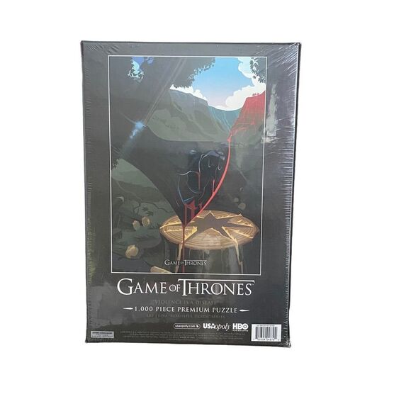 Game of Thrones 1000 Piece Jigsaw Puzzle Beautiful Death Collectable Sealed - Picture 1 of 7